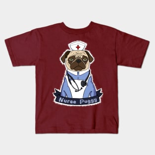 Nurse Puggy Kids T-Shirt